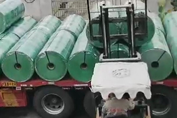 銘達板業一批塑料保護板發貨了